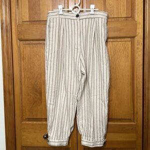 Zara, Striped Capris, Size XL
